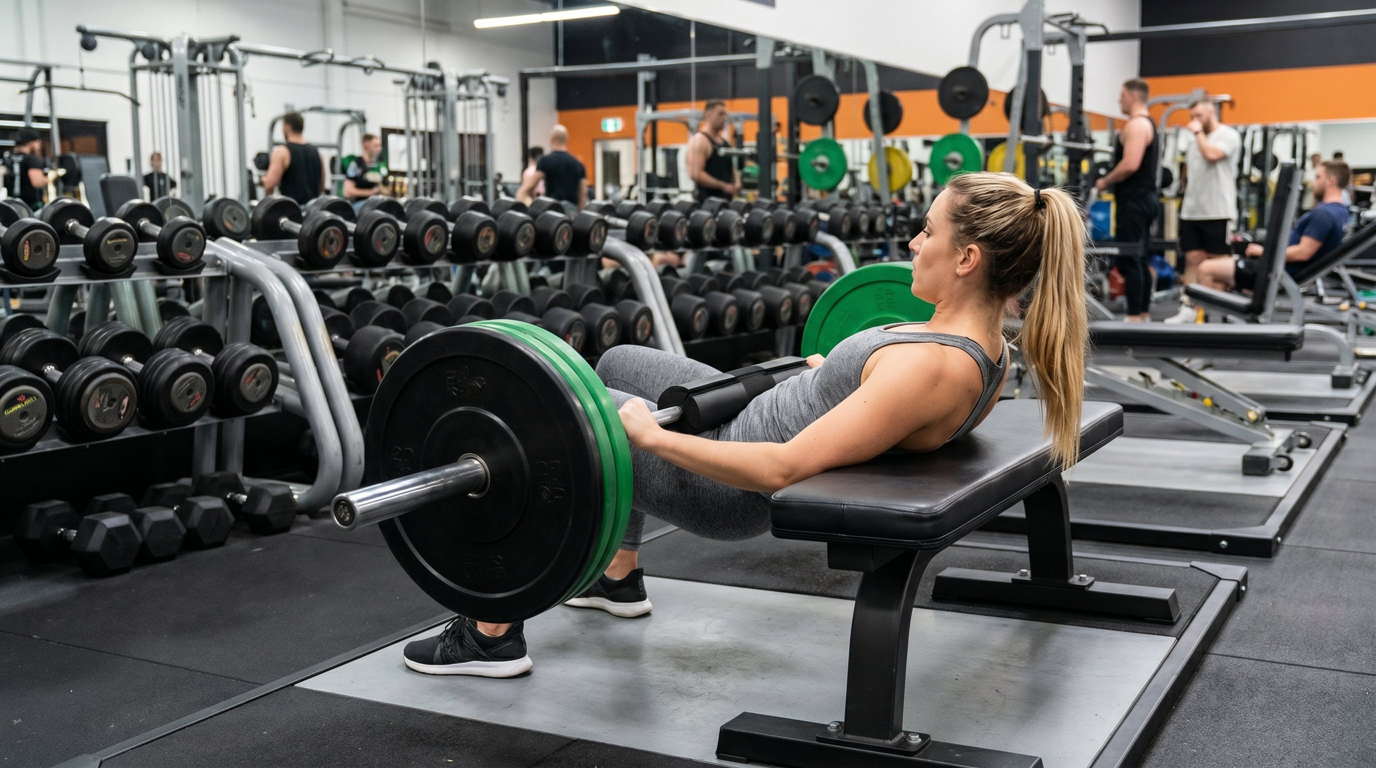 El ejercicio trabaja glúteos, cuádriceps y músculos estabilizadores, con una activación muscular que superó a movimientos populares como los hip thrust y las zancadas (Imagen Ilustrativa Infobae)