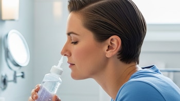 La irrigación nasal con