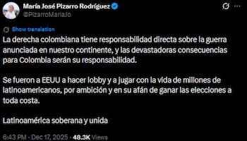 María José Pizarro enfatizó que