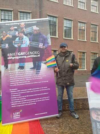 Ahmad, un treintañero afgano que