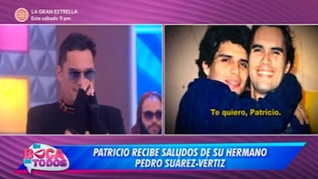 Patricio Suárez Vértiz se emocionó