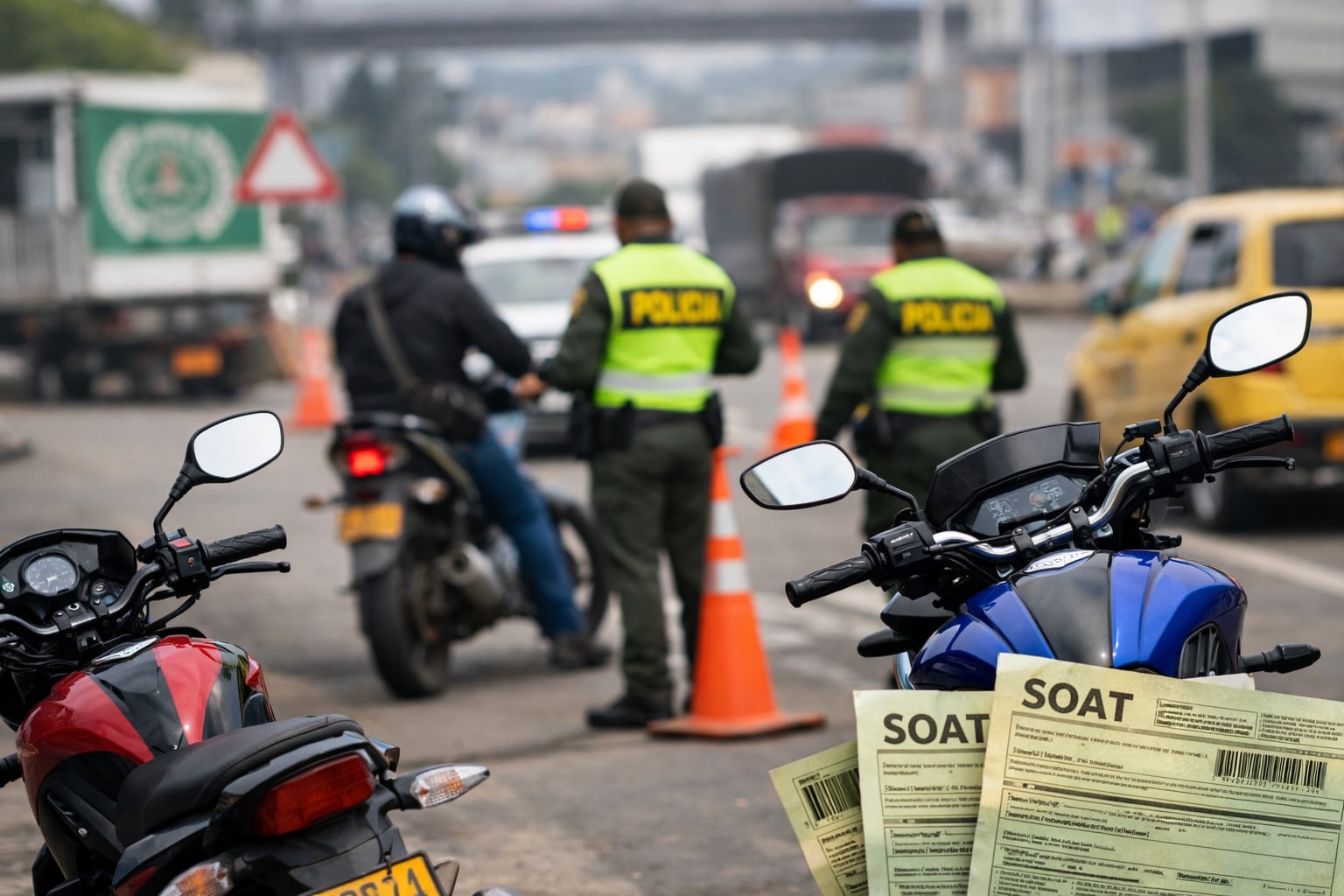 SOAT digital falso: cómo verificar que tu compra quedó registrada en el RUNT para evitar una multa de 30 salarios mínimos - crédito Visuales IA