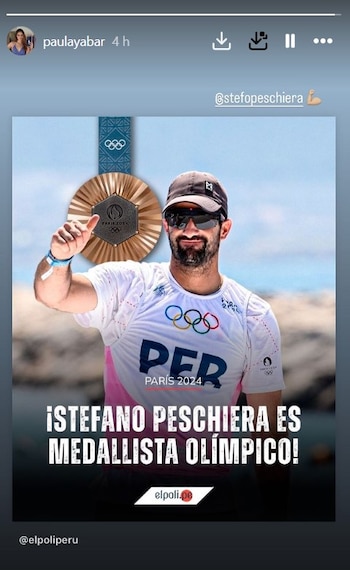 Mensaje de la novia de Stefano Peschiera.