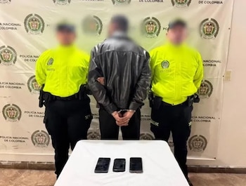 El capturado figuraba en el cartel de los más buscados por homicidio de la Policía Metropolitana de Barranquilla-crédito Policía Nacional