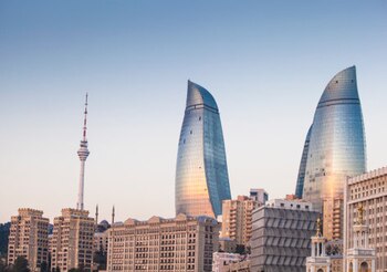 Flame Towers and TV Tower
