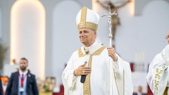 El Papa León XIV despega de Gran Canaria en dirección a Tenerife, donde terminará su viaje por España