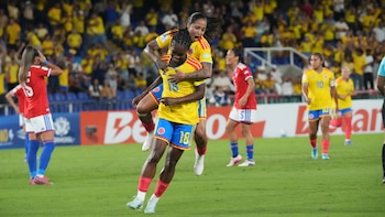 Linda Caicedo fue la gran figura de la selección Colombia con un gol y un penalti provocado - crédito FCF