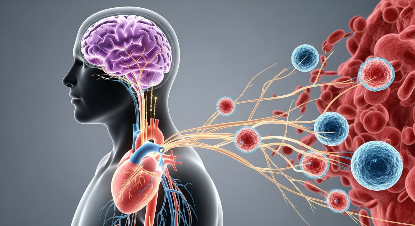 El estudio identificó un circuito biológico entre corazón, cerebro y sistema inmunológico que influye en la evolución del infarto de miocardio (Imagen Ilustrativa Infobae)
