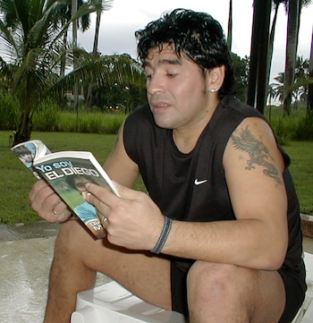Maradona en Cuba, año 2000