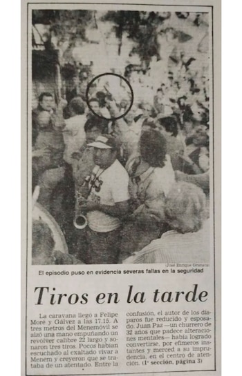 La foto del atacante al