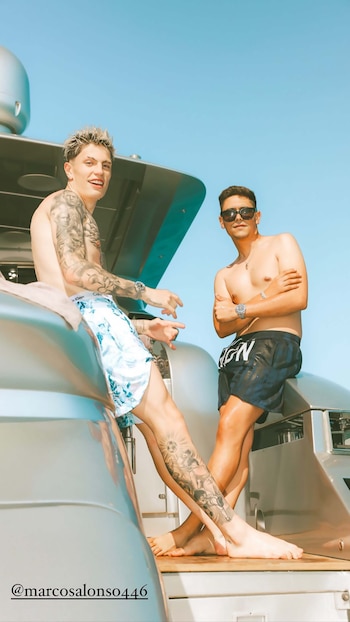 La pose de Garnacho en