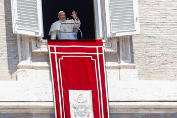 El papa Francisco durante el