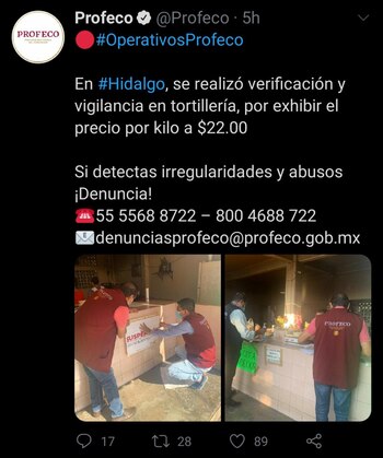 (Foto: Twitter/ @Profeco)