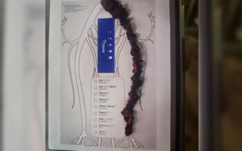 El coágulo medía unos 48