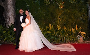 Pampita y Gabriel Lage, el diseñador de alta costura que tuvo el honor de crear la pieza nupcial