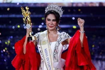 Catalina Marsano of Peru reacts