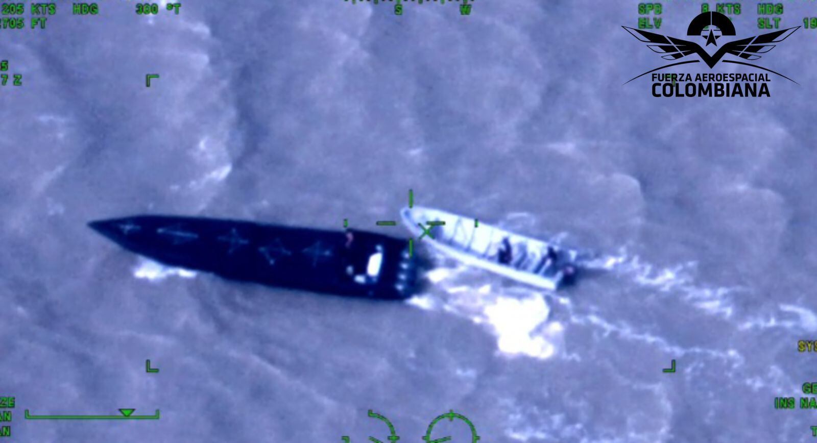 La operación permitió interceptar una lancha con 3.204 kilos de cocaína, valorados en 153 millones de dólares y equivalentes a más de ocho millones de dosis - crédito prensa Fuerzas Militares