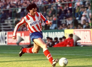 El exjugador del Atlético de Madrid Paulo Futre