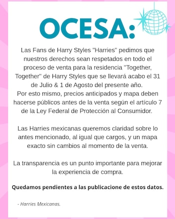 Los Harries mexicanos pidieron a