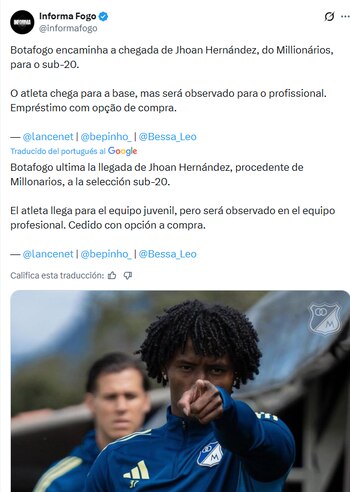 El juvenil Jhoan Hernández podría