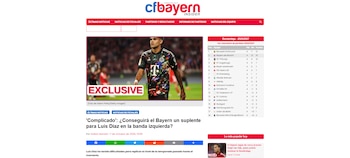 El "Guajiro" no tiene un buen comienzo de temporada en el "Gigante de Baviera", por lo que tendrían contemplado en el mediano plazo buscarle un jugador para competir en su posición-crédito CF Bayern Insider