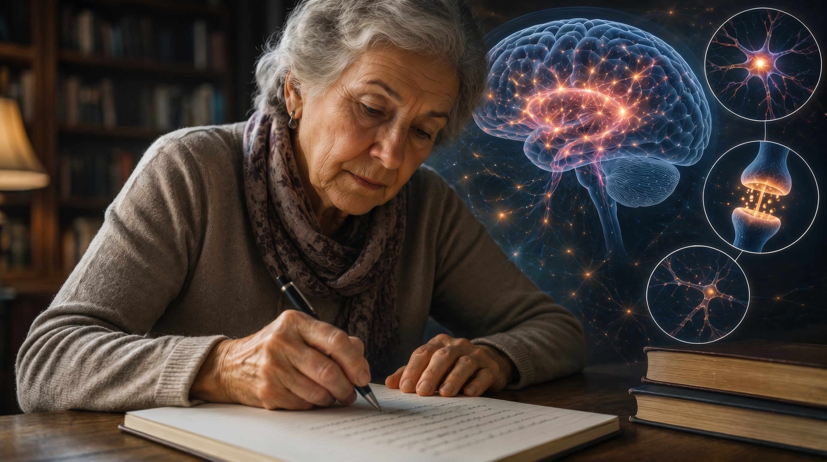 Un estudio de la University of Évora identifica cambios en la escritura como señales tempranas de deterioro cognitivo (Imagen Ilustrativa Infobae)