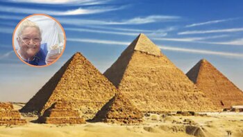 Una mujer británica hace el