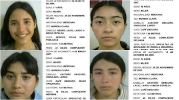 Buscan a cuatro adolescentes desaparecidas