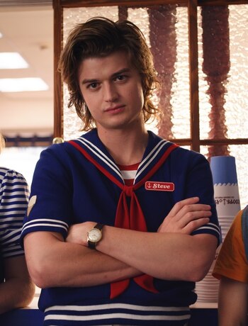 El actor, quien interpreta a Steve Harrington en la serie, se ganó el cariño de los fans por saber hacer chimichurri (Gentileza Netflix)