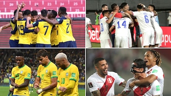 Ecuador, Chile, Brasil y Perú