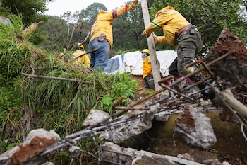 Operativo interinstitucional en Los Dinamos. Foto: Jefatura de Gobierno
