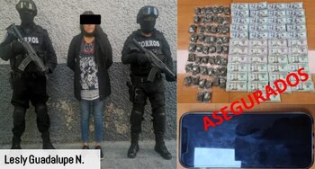 La mujer fue capturada junto