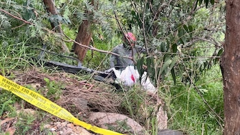 Diligencia en barranco cercano a