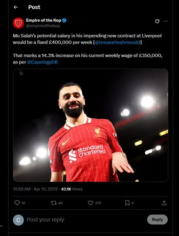 Mohamed Salah se convierte en