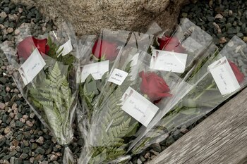 Flores en el puerto de