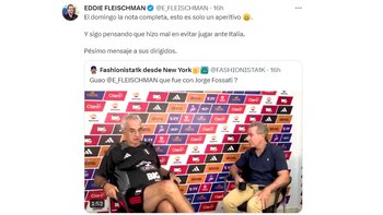Eddie Fleischman sobre Jorge Fossati