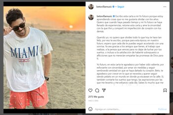 La emotiva publicación que Beto