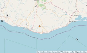 Temblor reportado en Oaxaca.
(SSN)