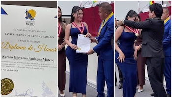 Karen Paniagua recibe distinción del Parlamento Andino: “Estuve en OnlyFans y no me avergüenzo; hoy tengo una ONG y estudio Derecho”