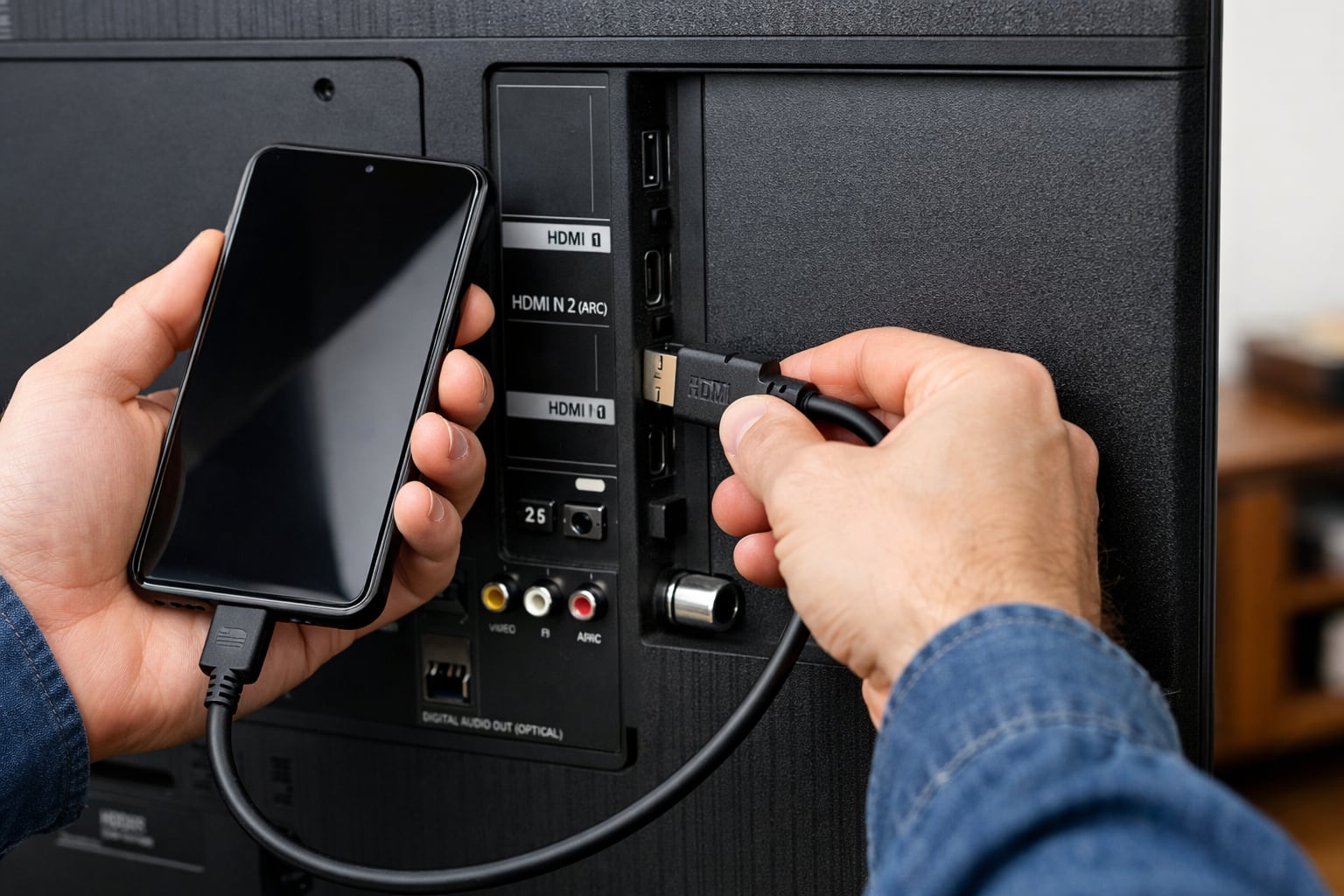 En iPhone, la salida de video al televisor está disponible con adaptadores Lightning a HDMI y también con los nuevos puertos USB-C. (Imagen Ilustrativa Infobae)