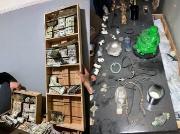 Muebles con compartimentos secretos contenían