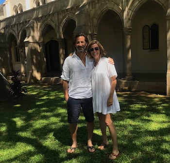 Sonya Walger y Henry Ian Cusick, Desmond y Penny en Lost