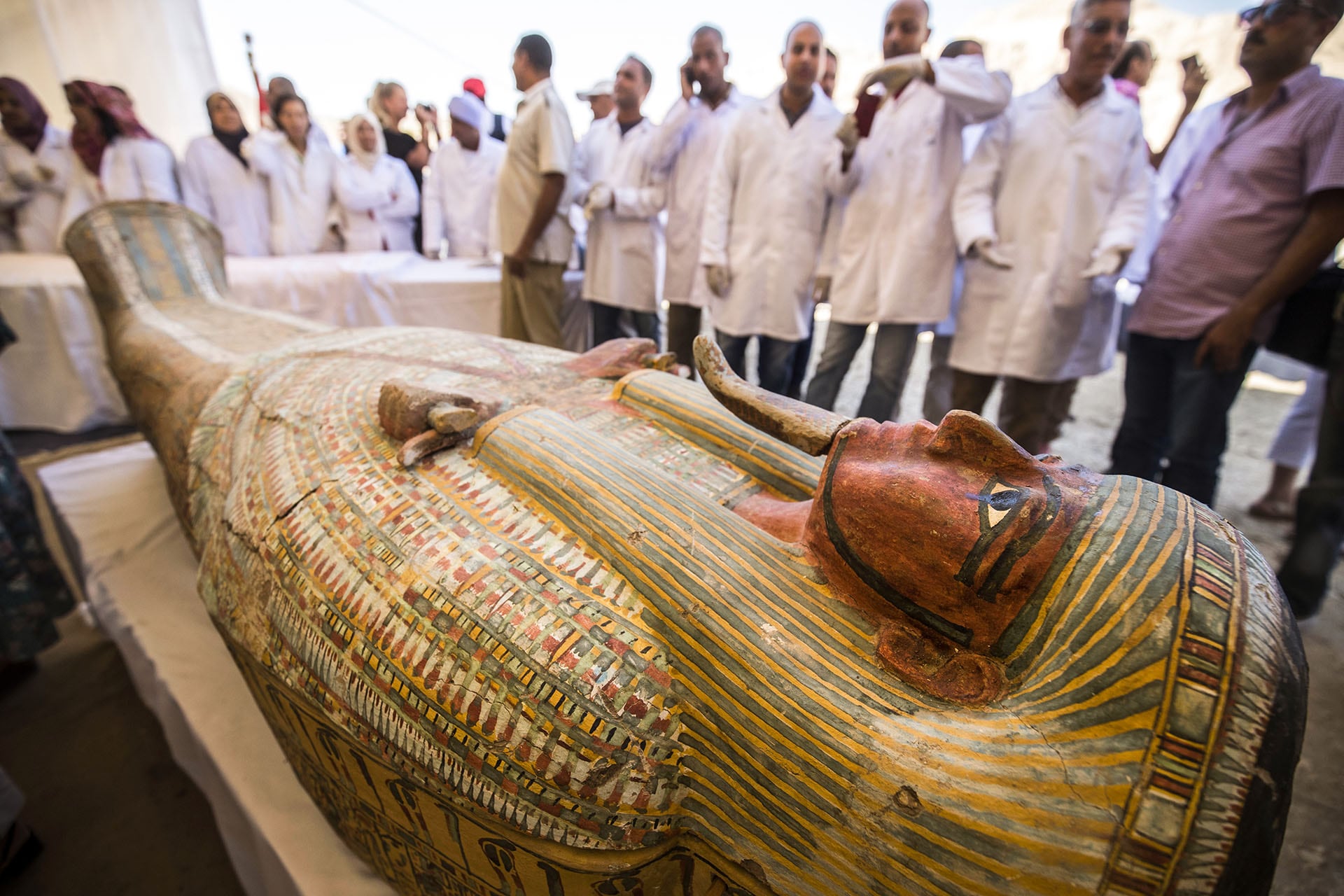 El templo de Hatshepsut en el valle de los Reyes de Egipto en Luxor (AFP)