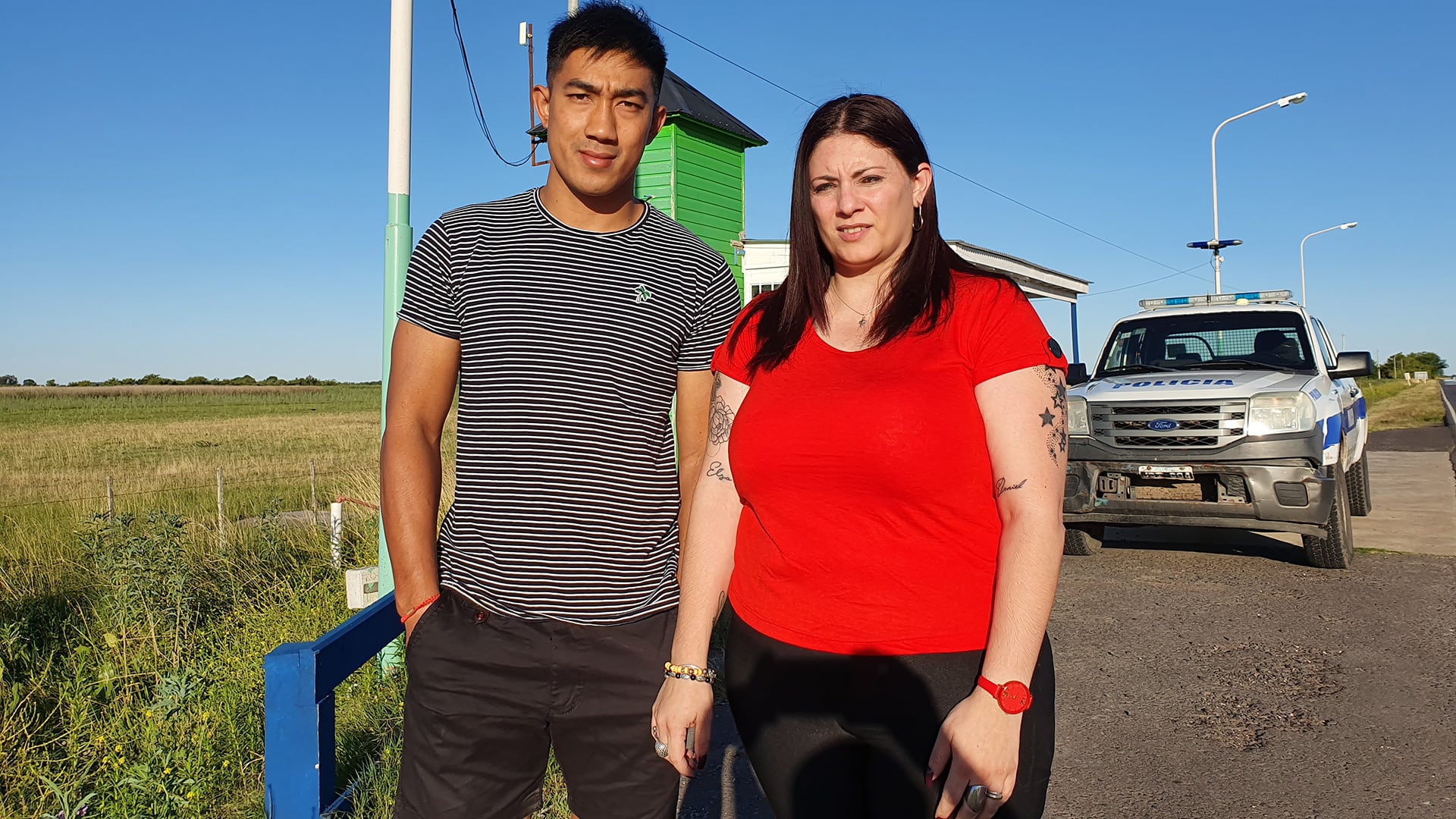 Lucrecia Yudati y Fernando Pengsawath, baleados por los prófugos en la madrugada del 31 de diciembre de 2015. Diez años después, aún padecen secuelas en su salud