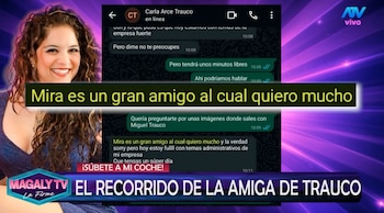 La historia de Carla Arce, la joven captada junto a Miguel Trauco durante la madrugada. Captura: Magaly TV La Firme.