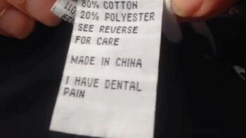 Compradores hallan mensajes pidiendo ayuda en etiquetas de ropa