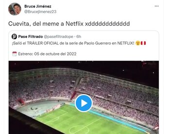 Usuarios reaccionan a aparición de imitador de Christian Cueva en Netflix. (Twitter)