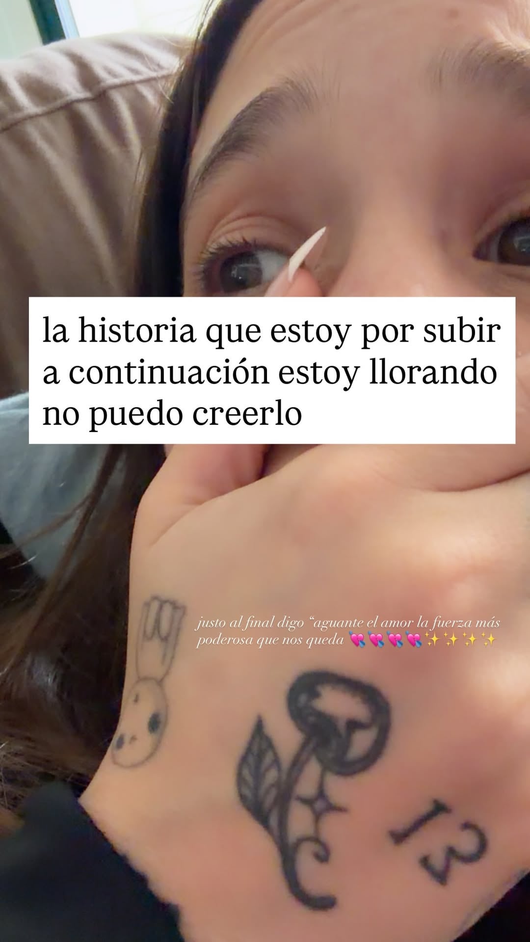 La reacción de Ángela al ver por primera vez el video