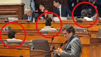 Parlamentarias, Paredes, Bazán y Luque