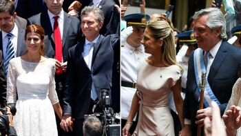 Junto a las primeras damas: